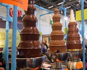 Fountains of chocolate